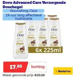 Bol.com Dove Advanced Care Verzorgende Douchegel aanbieding