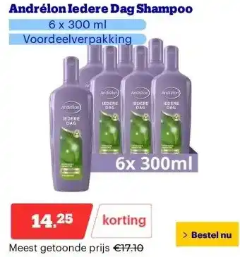 Bol.com Andrélon Iedere Dag Shampoo aanbieding