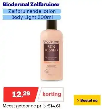 Bol.com Biodermal Zelfbruiner aanbieding