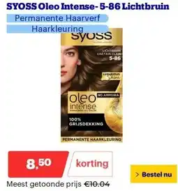 Bol.com SYOSS Oleo Intense- 5-86 Lichtbruin aanbieding