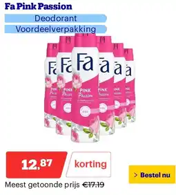 Bol.com Fa Pink Passion aanbieding