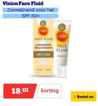 Bol.com Vision Face Fluid aanbieding