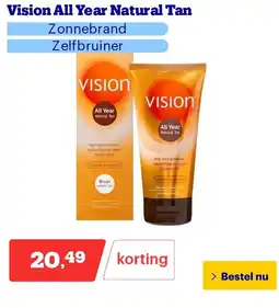 Bol.com Vision All Year Natural Tan aanbieding