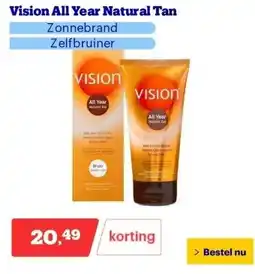 Bol.com Vision All Year Natural Tan aanbieding