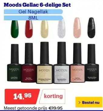 Bol.com Moods Gellac 6-delige Set aanbieding