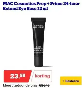 Bol.com MAC Cosmetics Prep + Prime 24-hour Extend Eye Base 12 ml aanbieding