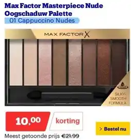 Bol.com Max Factor Masterpiece Nude Oogschaduw Palette aanbieding