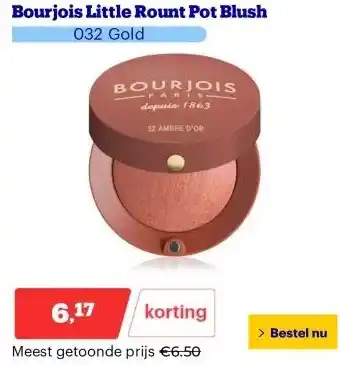 Bol.com Bourjois Little Rount Pot Blush aanbieding