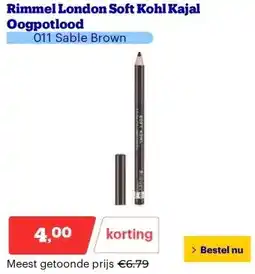 Bol.com Rimmel London Soft Kohl Kajal Oogpotlood aanbieding