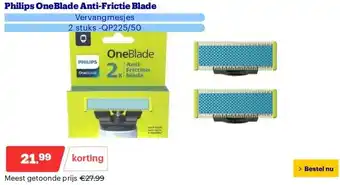 Bol.com Philips OneBlade Anti-Frictie Blade aanbieding