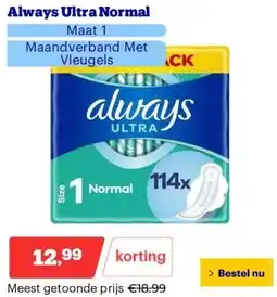 Bol.com Always Ultra Normal aanbieding