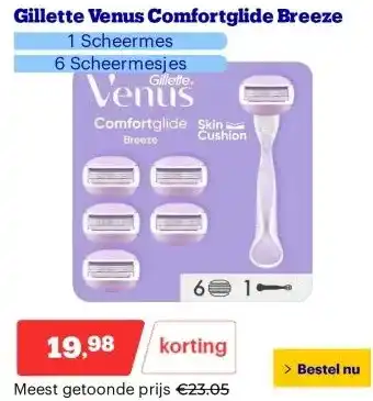 Bol.com Gillette Venus Comfortglide Breeze aanbieding