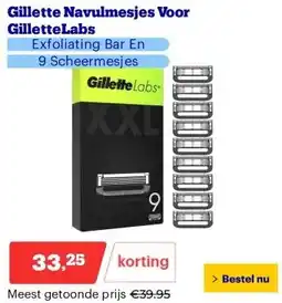 Bol.com Gillette Navulmesjes Voor GilletteLabs aanbieding