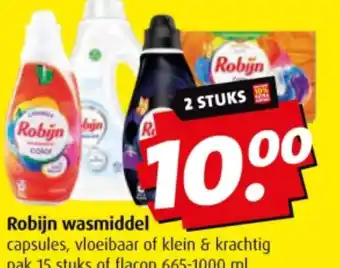 Boni Robiin wasmiddel aanbieding