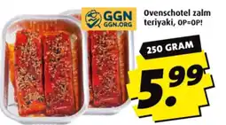 Boni Ovenschotel zalm teriyaki, OP=OP! aanbieding