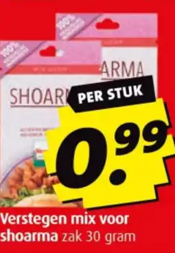 Boni Verstegen mix voor shoarma zak 30 gram aanbieding