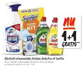 Jumbo Alle Dreft afwasmiddel, Antikal, Ambi Pur of Swiffer aanbieding