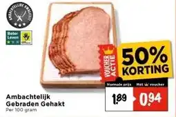 Vomar Voordeelmarkt Ambachtelijk Gebraden Gehakt aanbieding