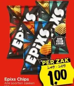 Vomar Voordeelmarkt Epixs Chips Alle soorten zakken aanbieding