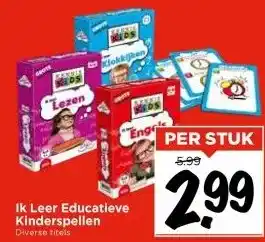 Vomar Voordeelmarkt Ik Leer Educatieve Kinderspellen aanbieding