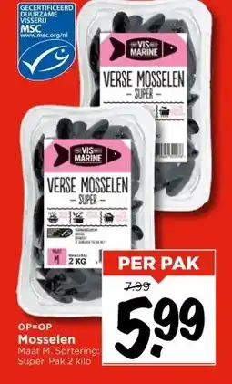 Vomar Voordeelmarkt Mosselen aanbieding