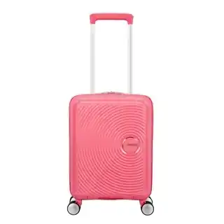 Travelbags American Tourister Soundbox Mini Spinner 47 sun kissed coral aanbieding