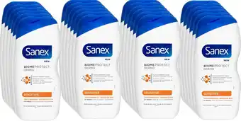 Bol.com Sanex Douchegel Dermo Sensitive - Voordeelverpakking 24 x 500 ml aanbieding