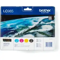 Bol.com Brother LC-985VALBP - Inktcartridge / Zwart / Geel / Cyaan / Magenta aanbieding