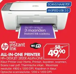 Vobis All-in-one printer hp+ deskjet 2820E all-in-one aanbieding