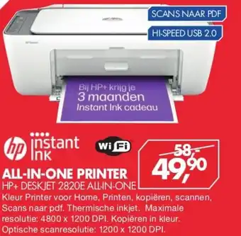 Vobis All-in-one printer hp+ deskjet 2820E all-in-one aanbieding