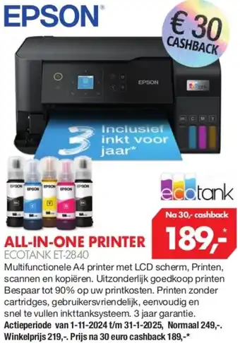 Vobis Epson all-in-one printer aanbieding