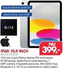 Vobis Ipad 10,9 inch MCM74NF/A aanbieding