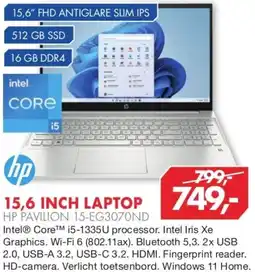 Vobis Hp pavilion 15-EG3070ND aanbieding