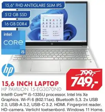 Vobis Hp pavilion 15-EG3070ND aanbieding