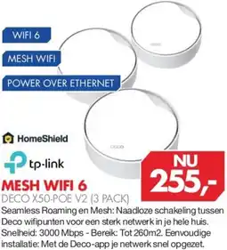 Vobis Tp-link mesh wifi 6 deco X50-POE V2 aanbieding