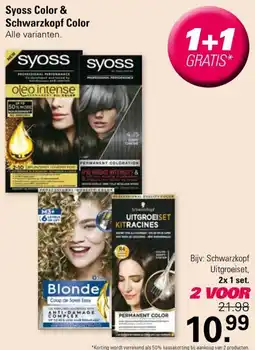 De Online Drogist Syoss Color & Schwarzkopf Color aanbieding