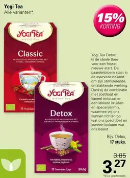 De Online Drogist Yogi Tea aanbieding