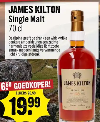 Dirck 3 James Kilton Single Malt aanbieding