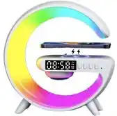 Bol.com Wake-up light - Wekkerradio - Slaaptrainer Lamp - Draadloos opladen - Bluetooth - Muziek speaker aanbieding