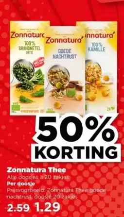 PLUS Zonnatura Thee aanbieding