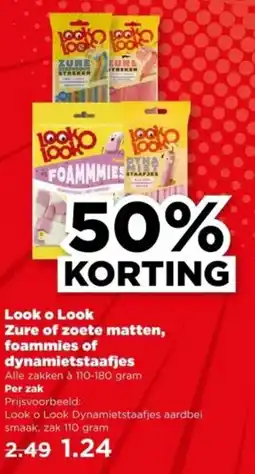 PLUS Look o Look Zure of zoete matten, foammies of dynamietstaafjes aanbieding