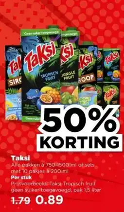 PLUS Taksi aanbieding