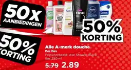 PLUS Alle A-merk douche aanbieding