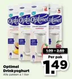 PLUS Optimel Drinkyoghurt aanbieding