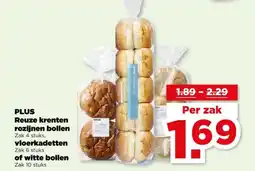 PLUS PLUS Reuze krenten rozijnen bollen vloerkadetten of witte bollen aanbieding