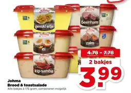 PLUS Johma Brood & toastsalade aanbieding