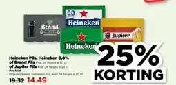 PLUS Heineken Pils, Heineken 0.0% of Brand Pils of Jupiler Pils aanbieding