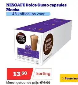 Bol.com Nescafé Dolce Gusto capsules aanbieding