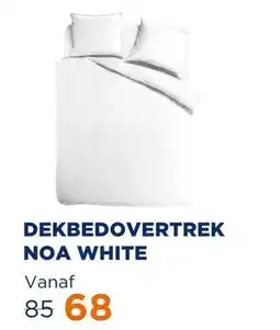 TotaalBED Dekbedovertrek Noa White | aanbieding