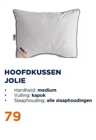 TotaalBED Hoofdkussen Jolie | kapok | aanbieding